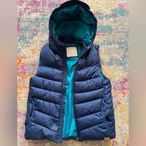 Zara Navy Blue Warm Vest size 11/12
